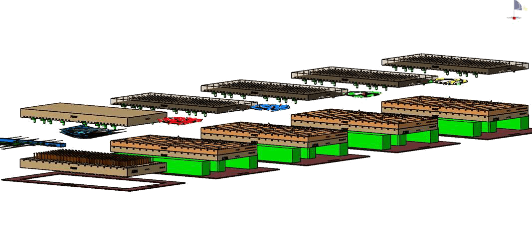 Full 3D process models with transfer simulation